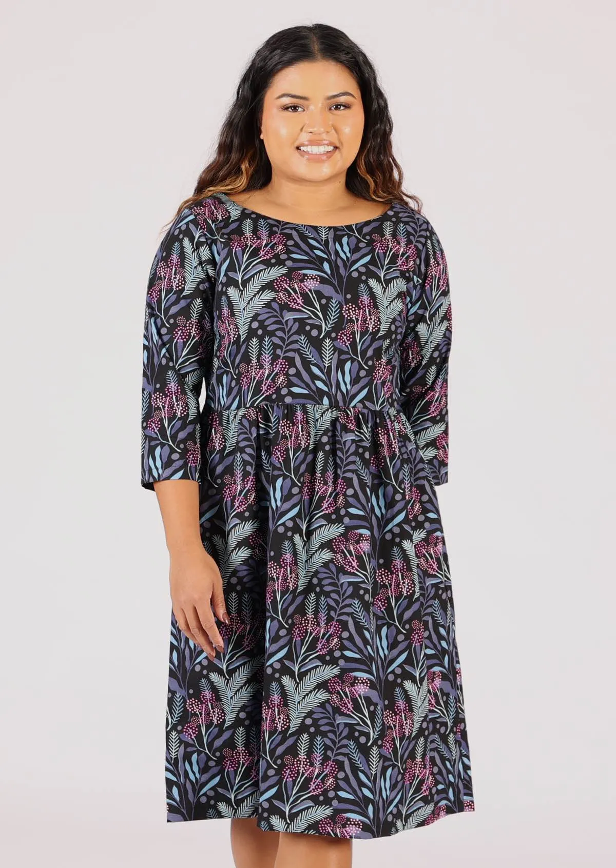 Avery Dress Obsidian