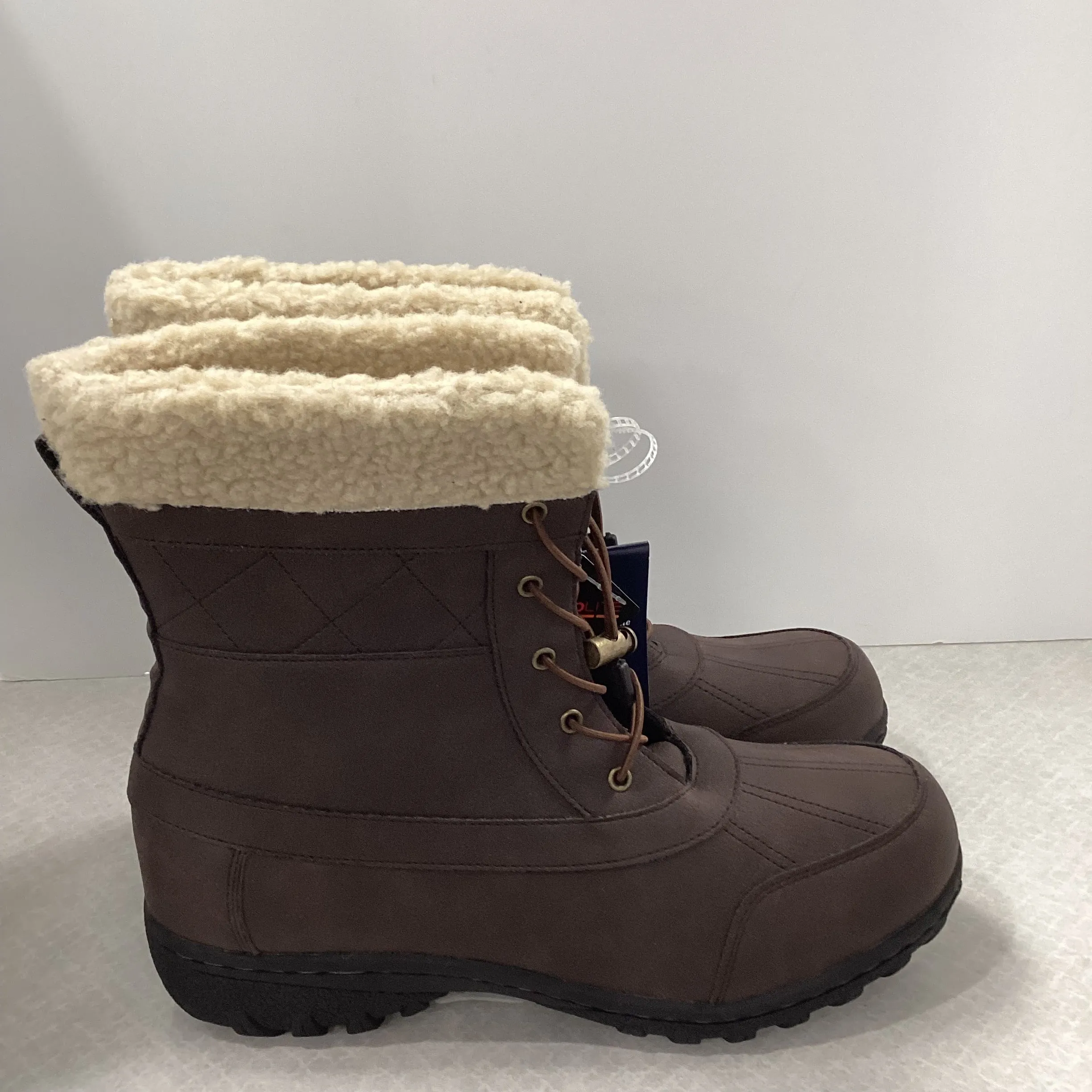 Boots Snow By Khombu In Brown, Size: 11