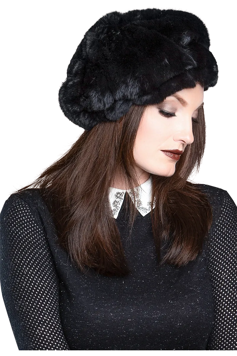 Chinchilla Fur Beret