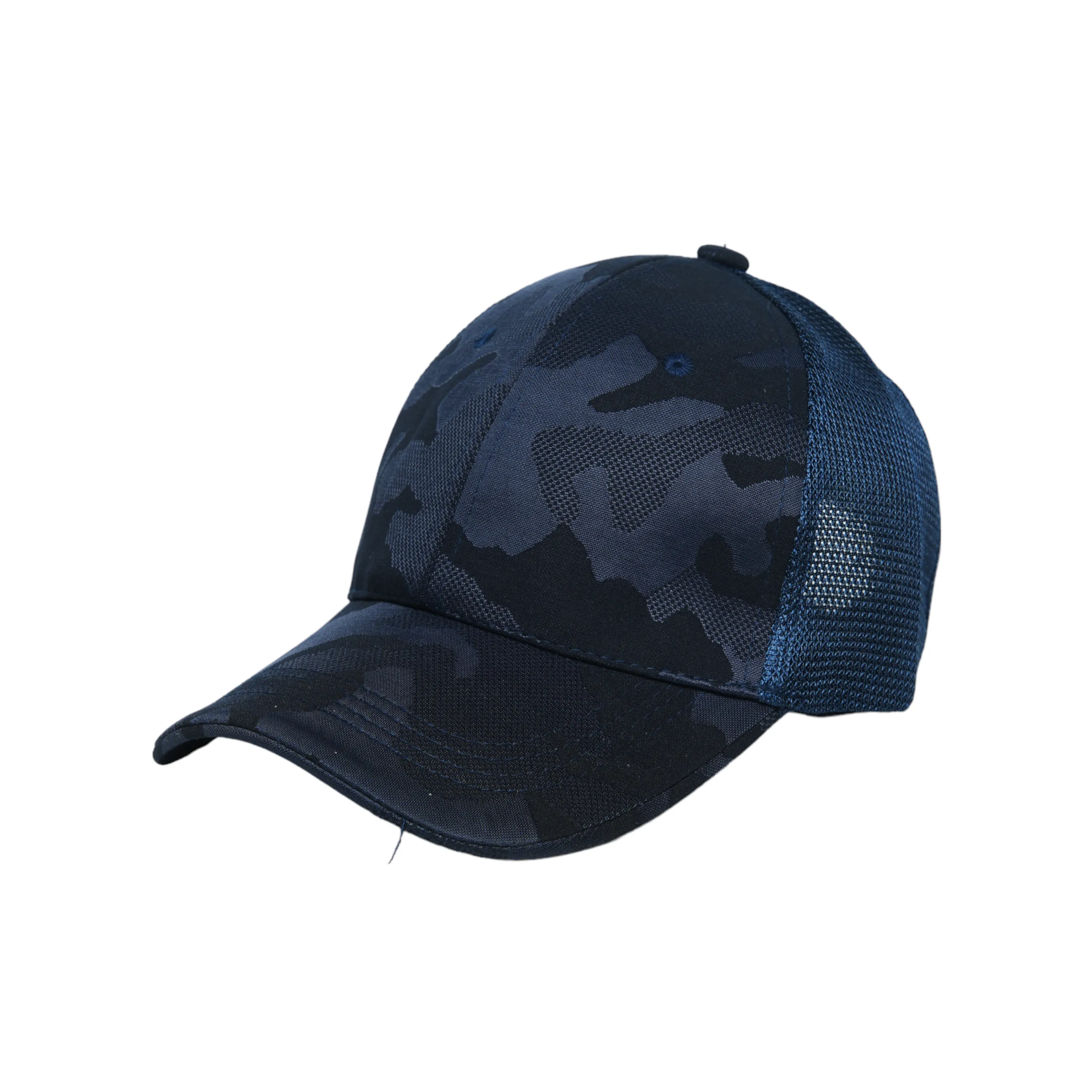 Chokore Camo Baseball Cap with Mesh Detailing (Navy Blue)