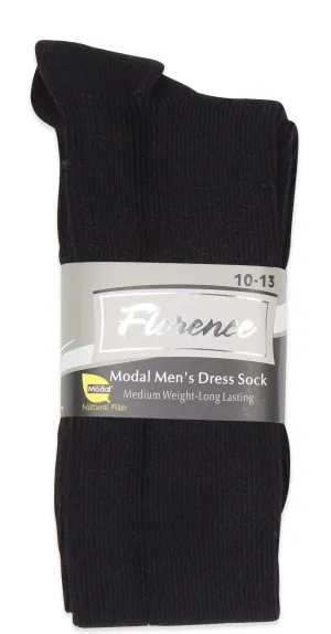 Florence Modal Mens Long Dress Sock Medium Weight Style: 235