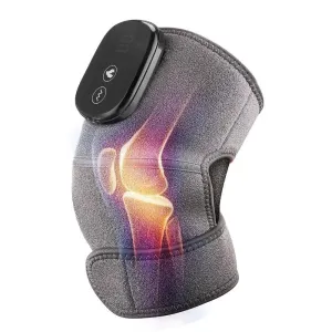 Heated Electric Knee Joint Massager Adjustable Temperature Vibrating Elbow and Shoulder Massager for Pain Relief