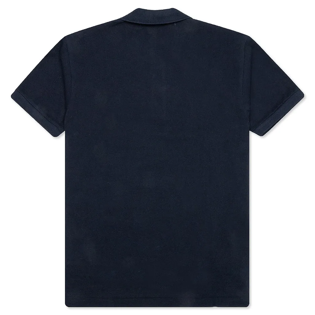 Little Black Heart Polo Shirt - Navy