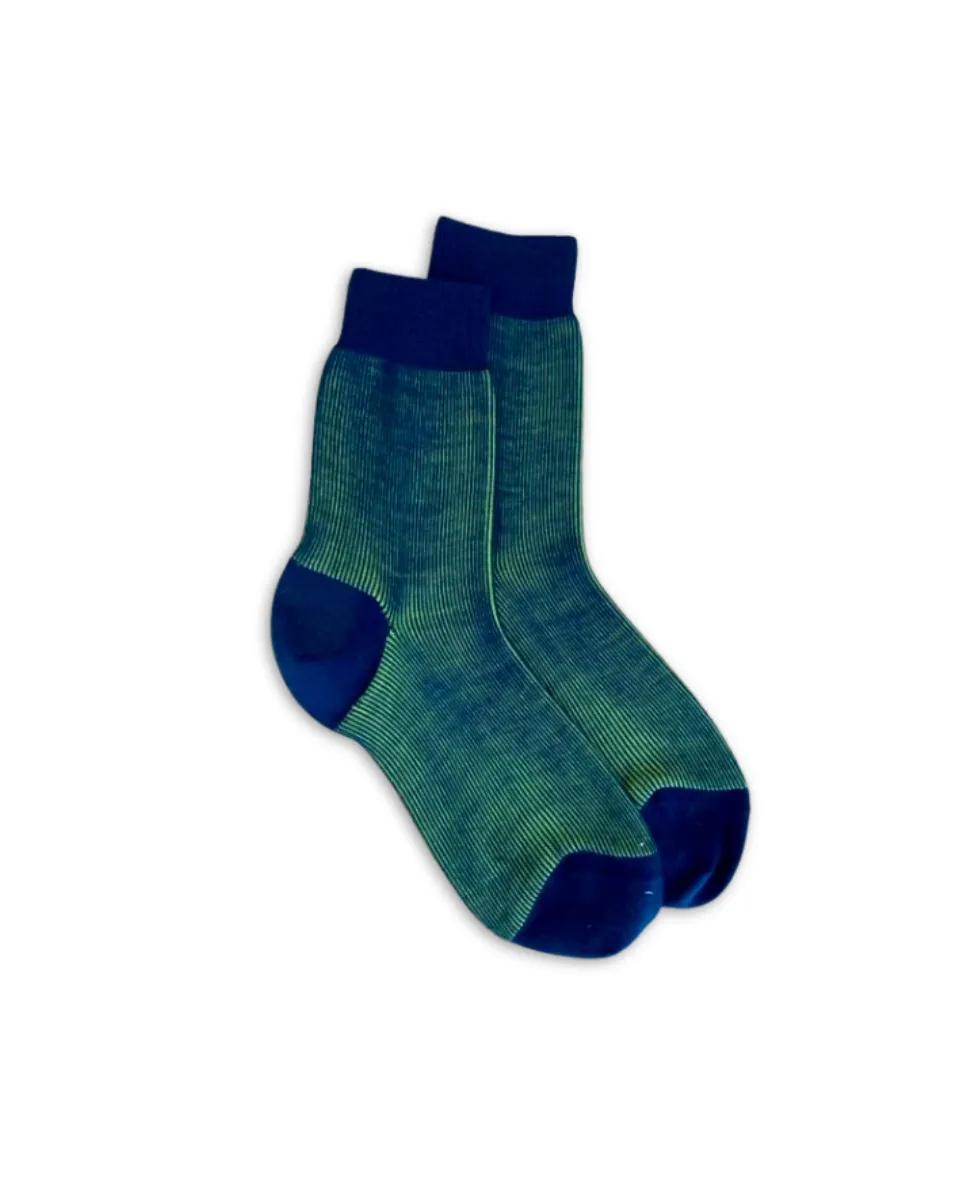 Maria La Rosa Green Wool and Silk Socks