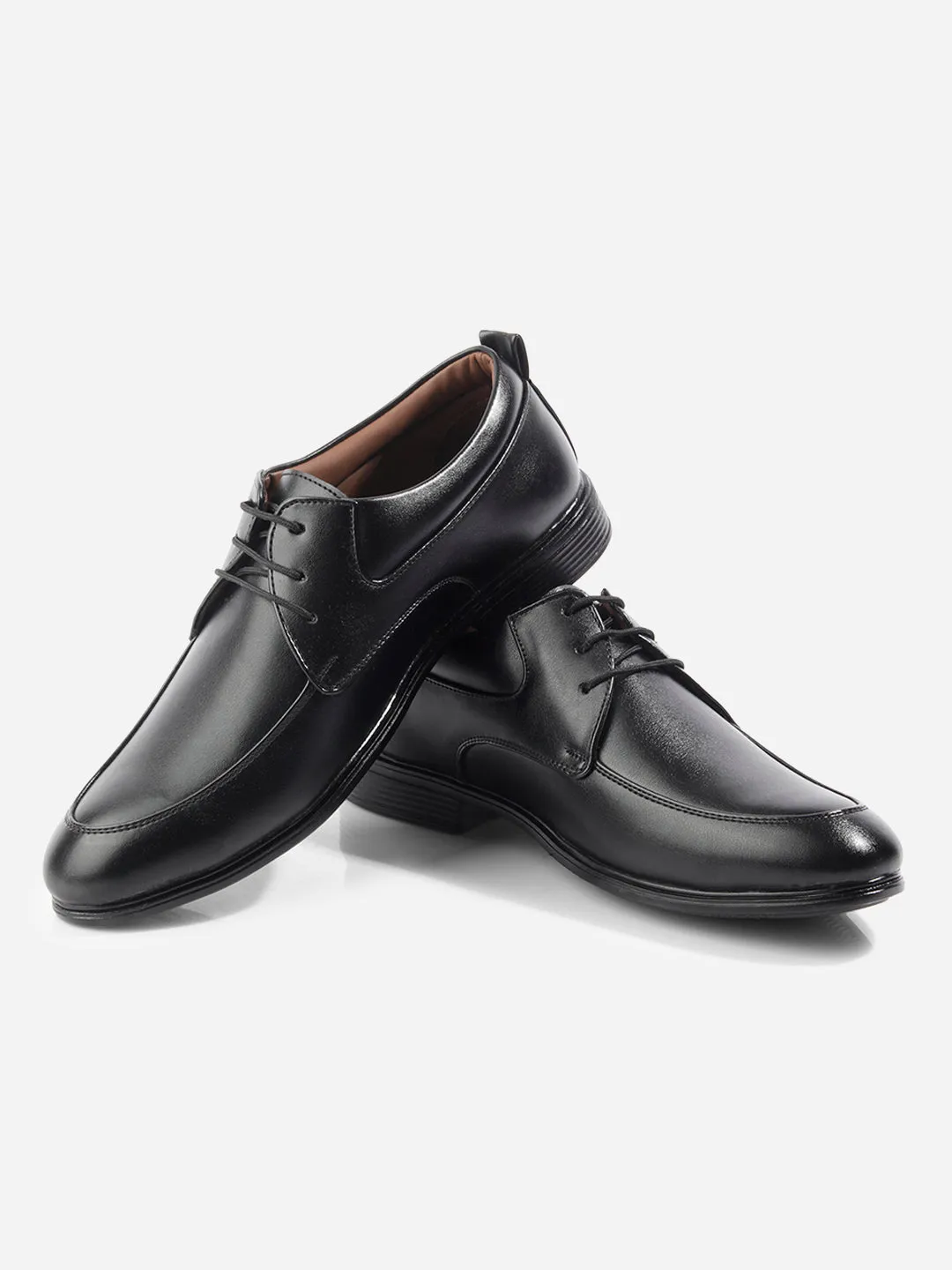 Men's Black Round Toe Lace Up Formal (IX1078)