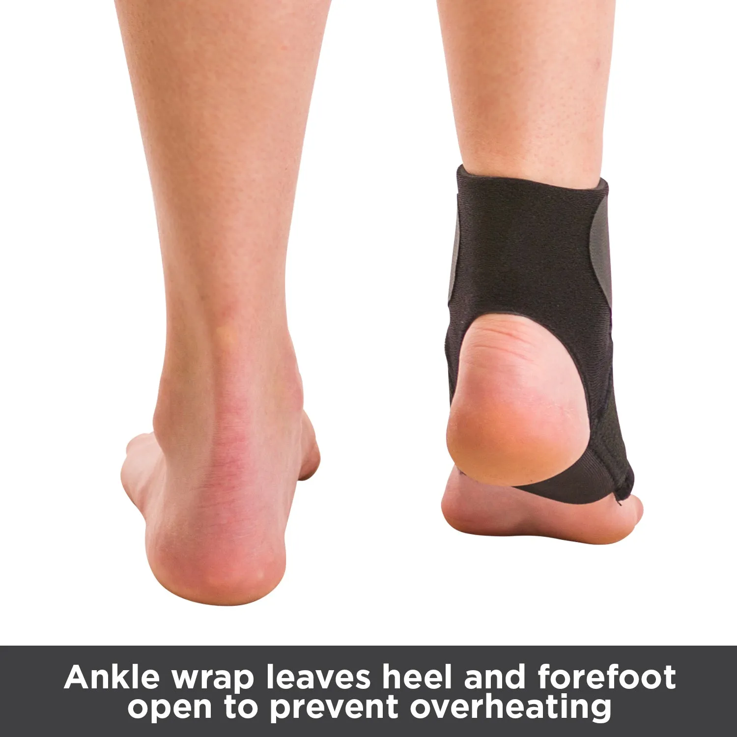 Neoprene Water-Resistant Ankle Brace Wrap for Swimming, Athletic Support and Sprains