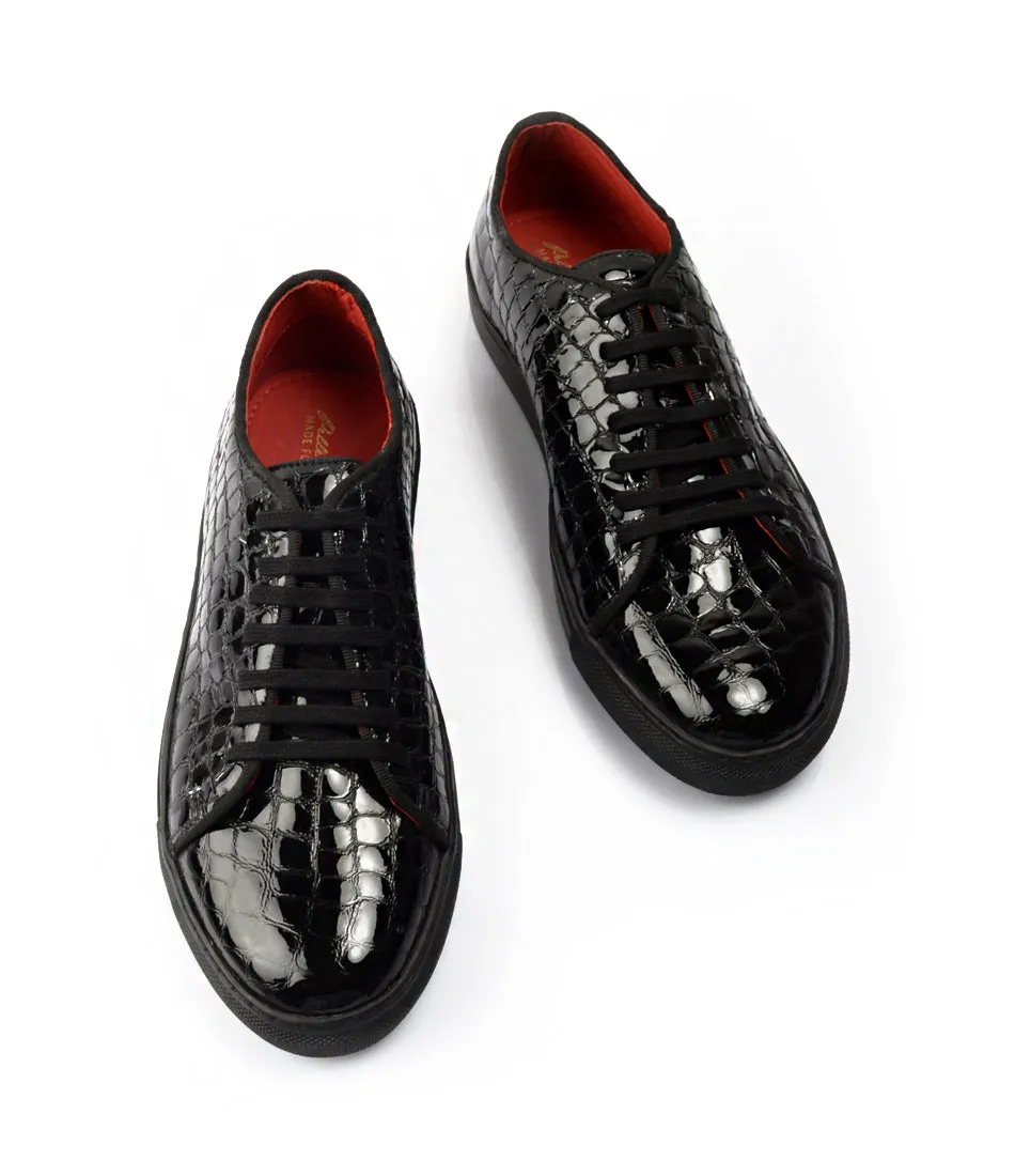 Patent Leather Low-top Sneakers