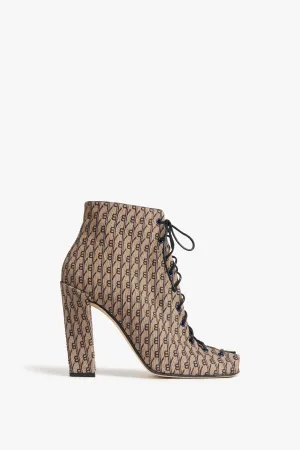 Reese Boots In House Monogram Jacquard