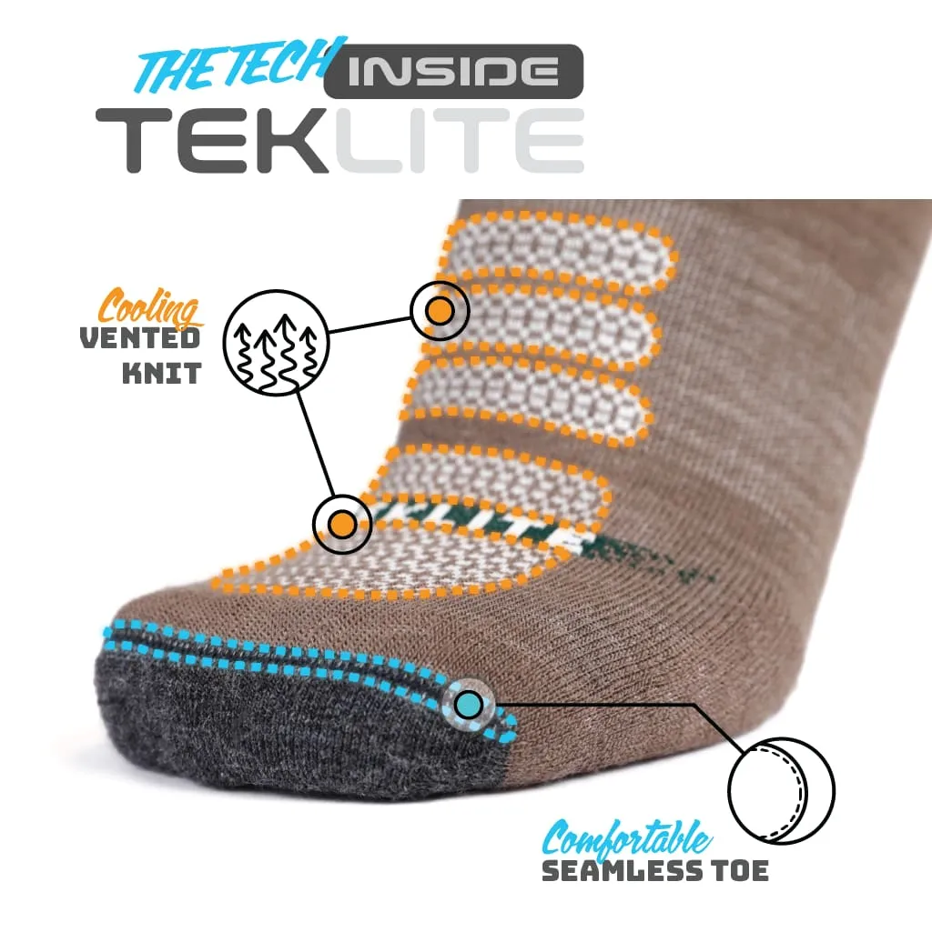 Wool Teklite Ankle Sock - Sandstone